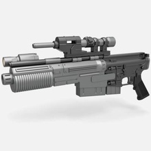 blaster rifle a300 Vampiro 2016 impressão pronto 3d modelo 3d print model - Mito3D