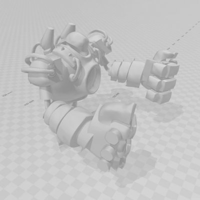 blitzcrank league legends print ready 3d model 3D print model - Mito3D