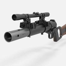 boba fett blaster carbine star wars tesb - print ready 3d model cosplayitemsrock 3d print model - Mito3D