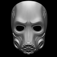 borderlands masque impression prêt 3d modèle 3d print model - Mito3D