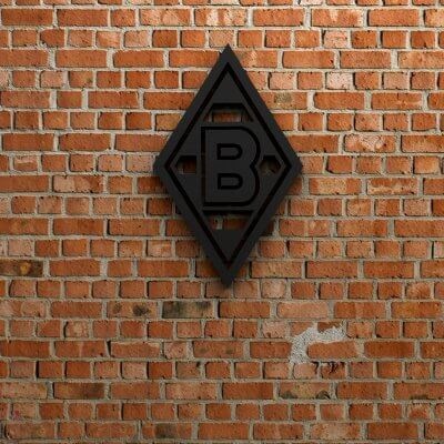 borussia monchengladbach logo 3d yazdır model by waelmoussa 3d print model - Mito3D