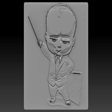 boss baby relief - print ready 3d model elitemodelry 3d print model - Mito3D