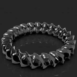braceletsp espiral anel 3d impressão modelo Sediada 3d print model - Mito3D