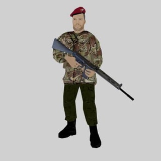 british soldier paratrooper - 3d print model gerardo 3d print model - Mito3D