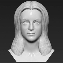britney spears bust print ready 3d model here printing current size 5 cm height but you free scale it zip file contains obj stl created zbrushif have any questions please don't hesitate contact me respond asap encourage check my other celebrity models 3d print model - Mito3D
