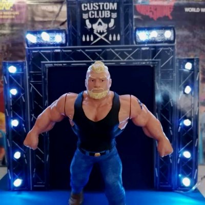 brocement lesnar costum wwf wwe lutte impression prêt 3d modèle leodesigns 3D print model - Mito3D