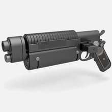 bryar Pistole 16 Star Kriege Schlachtfront drucken bereit 3d Modell Cosplayartikelrock 3d print model - Mito3D