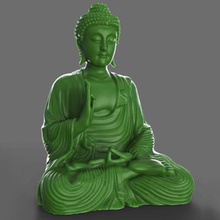 buddha Stampa pronto 3d modello 3d print model - Mito3D