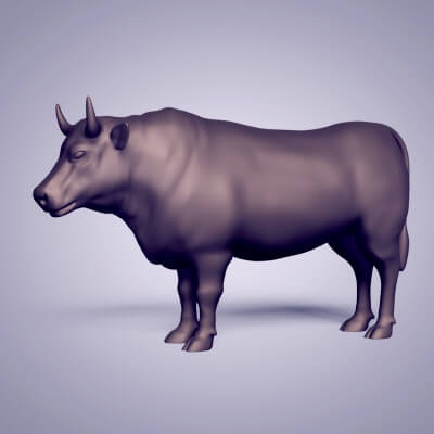 touro base malha 3d impressão modelo by ocstard 3d print model - Mito3D
