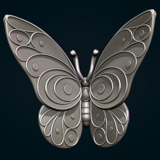 papillon Skazok 3d print model - Mito3D