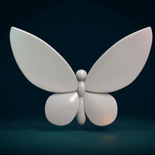Schmetterling drucken bereit 3d Modell 3d print model - Mito3D