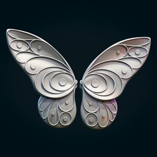 mariposa alas skazok 3d print model - Mito3D