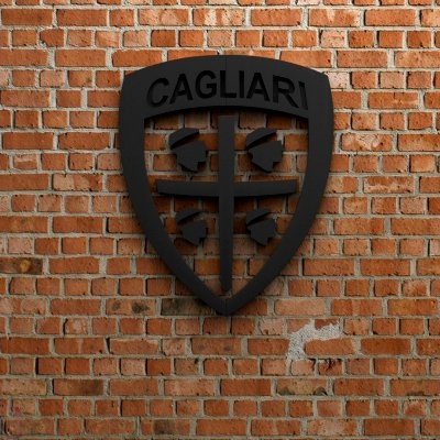 cagliari calcio logo 3d stampa modello by waelmoussa 3d print model - Mito3D