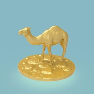 camel sculpture 3d printing model kbdesign223 3d print model - Mito3D