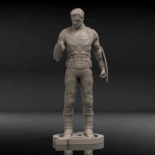 Kaptan Amerika Yenilmezler sonsuzluk savaşlar heykel 3d Yazdır model cheriloyet 3d print model - Mito3D