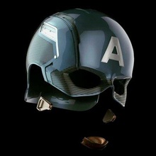 capitão América capacete impressão pronto 3d modelo doer amanhecer 3d print model - Mito3D