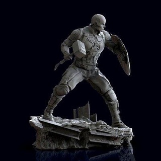 captain america statue - 3d print model cheriloyet 3d print model - Mito3D