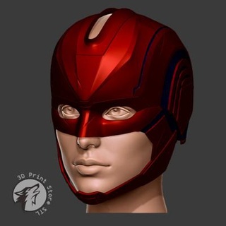 captain marvel helmet - fan art 3dprintstorestl 3d print model - Mito3D