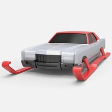 araba Noel Baba Yazdır hazır 3d model 3d print model - Mito3D
