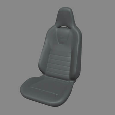 coche vehiculo asiento 020 3d impresión modelo by viperjr3d 3d print model - Mito3D