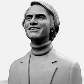 Carl Sagan fracasso 3d impressão modelo brkhy 3d print model - Mito3D