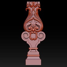 sculpté décor escaliers impression prêt 3d modèle dang nhat bronzer 3d print model - Mito3D