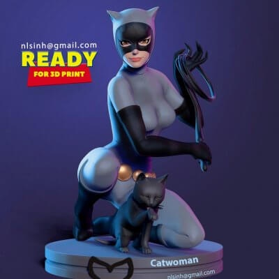 catwoman - 3d print model by sinh nguyen 3d print model - Mito3D