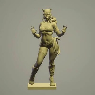kedi Kadın 3d Yazdır model 3dprintingdesigner 3d print model - Mito3D