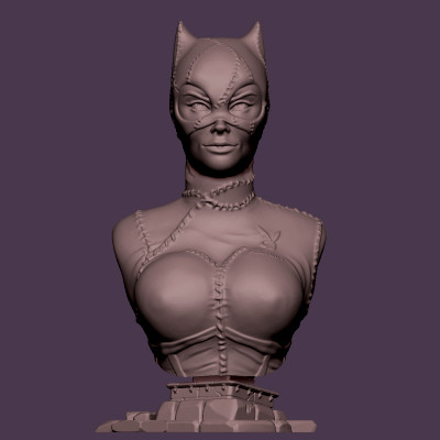 catwoman michelle pfeiffer savini dechento 3D print model - Mito3D