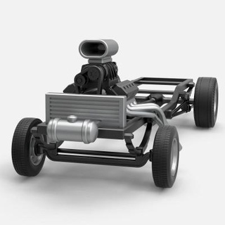 Chassis Gase 1 25 Cosplayartikelrock 3d print model - Mito3D