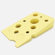 cheese door stopper free print ready 3d model 3d print model - Mito3D