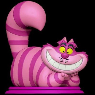 cheshire cat - alice wonderland sillytoys 3d print model - Mito3D