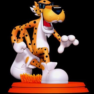 Chester leopardo cheetos juguetes tontos 3d print model - Mito3D