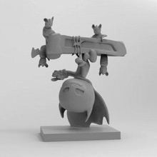 chibi batman boy hanging bats - print ready 3d model seanguerrez 3d print model - Mito3D