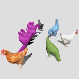 pollos 3dprinting 3d impresión modelo buncic 3d print model - Mito3D