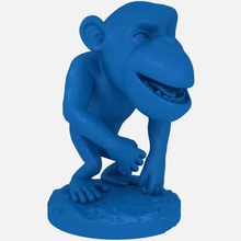chimpanzee character print ready 3d model very nice you stl formatthe output size 15 cm height 3d print model - Mito3D