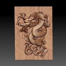 chinese dragon relief - print ready 3d model cheriloyet 3d print model - Mito3D