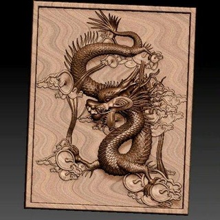 chinese dragon relief 154 - 3d print model cheriloyet 3d print model - Mito3D