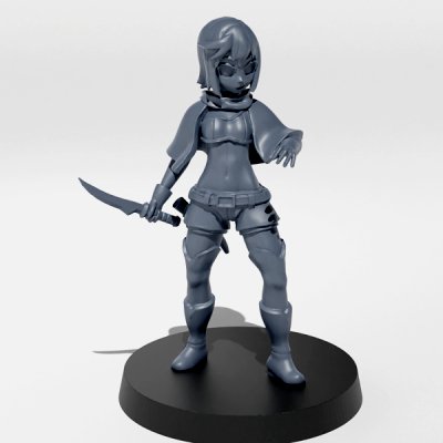 chris konosuba trpg d impresión Listo 3d modelo deathscythe124 3D print model - Mito3D