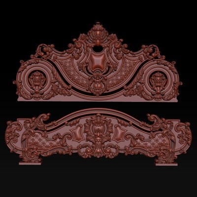 classique lit 3d impression modèle by dang nhat bronzer 3d print model - Mito3D