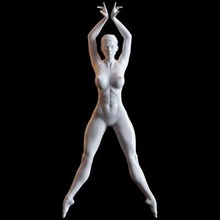 classical ballet dancer 004 - print ready 3d model next2020 3d print model - Mito3D