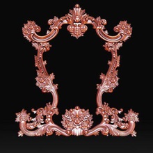 classical carved frame - print ready 3d model dang nhat tan 3d print model - Mito3D