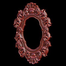 classical carved frame print ready 3d model 3d print model - Mito3D