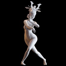 classical female dancer 003 - print ready 3d model next2020 3d print model - Mito3D