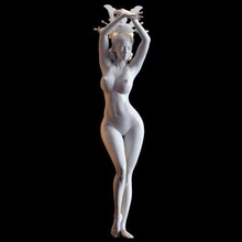 classical female dancer 004 - print ready 3d model next2020 3d print model - Mito3D