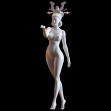 classical female dancer 005 - print ready 3d model next2020 3d print model - Mito3D
