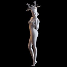classical female dancer 014 - print ready 3d model next2020 3d print model - Mito3D