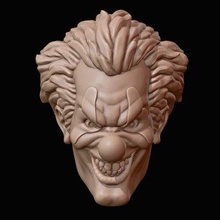 clown head - print ready 3d model alexkovalev 3d print model - Mito3D