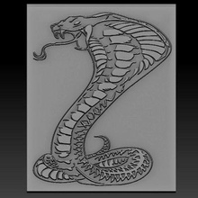 cobra serpiente alivio impresión Listo 3d modelo elitemodelry 3d print model - Mito3D