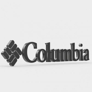 Columbia logo 3d impresión modelo logoman 3d print model - Mito3D